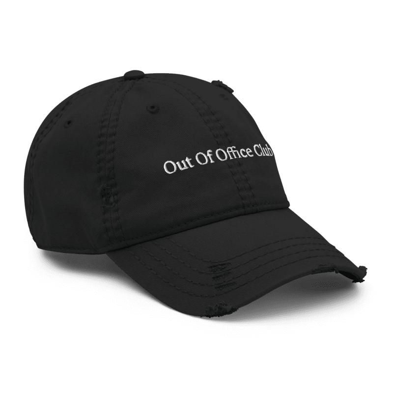 Out of Office Distressed Dad Hat