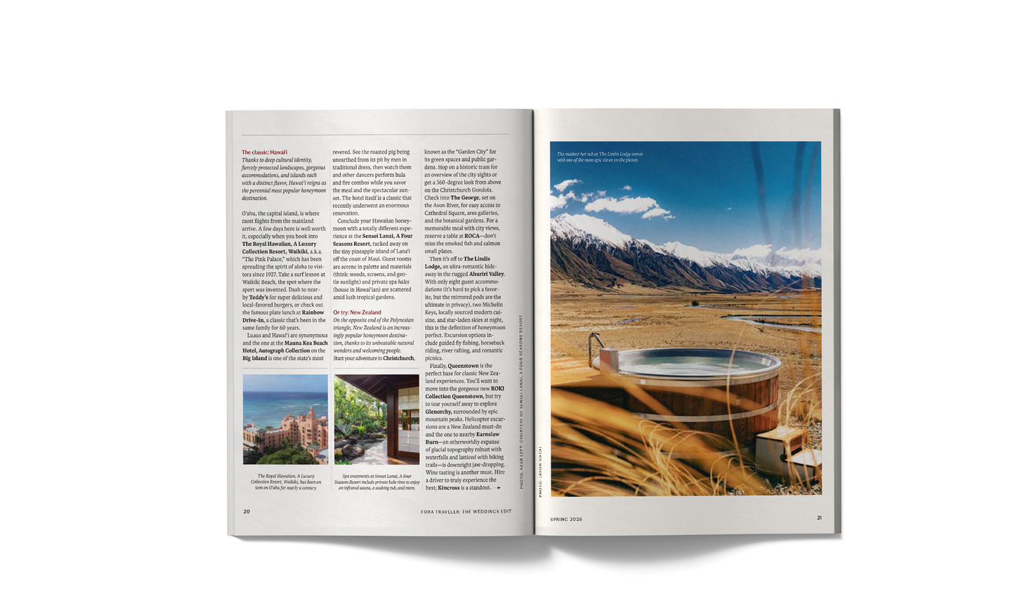 Fora Traveler Magazine: The Weddings Edit