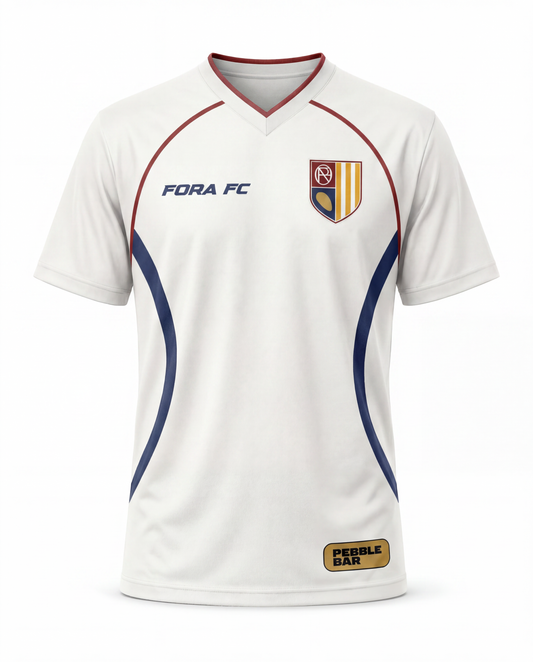 Fora FC Unisex White Jersey