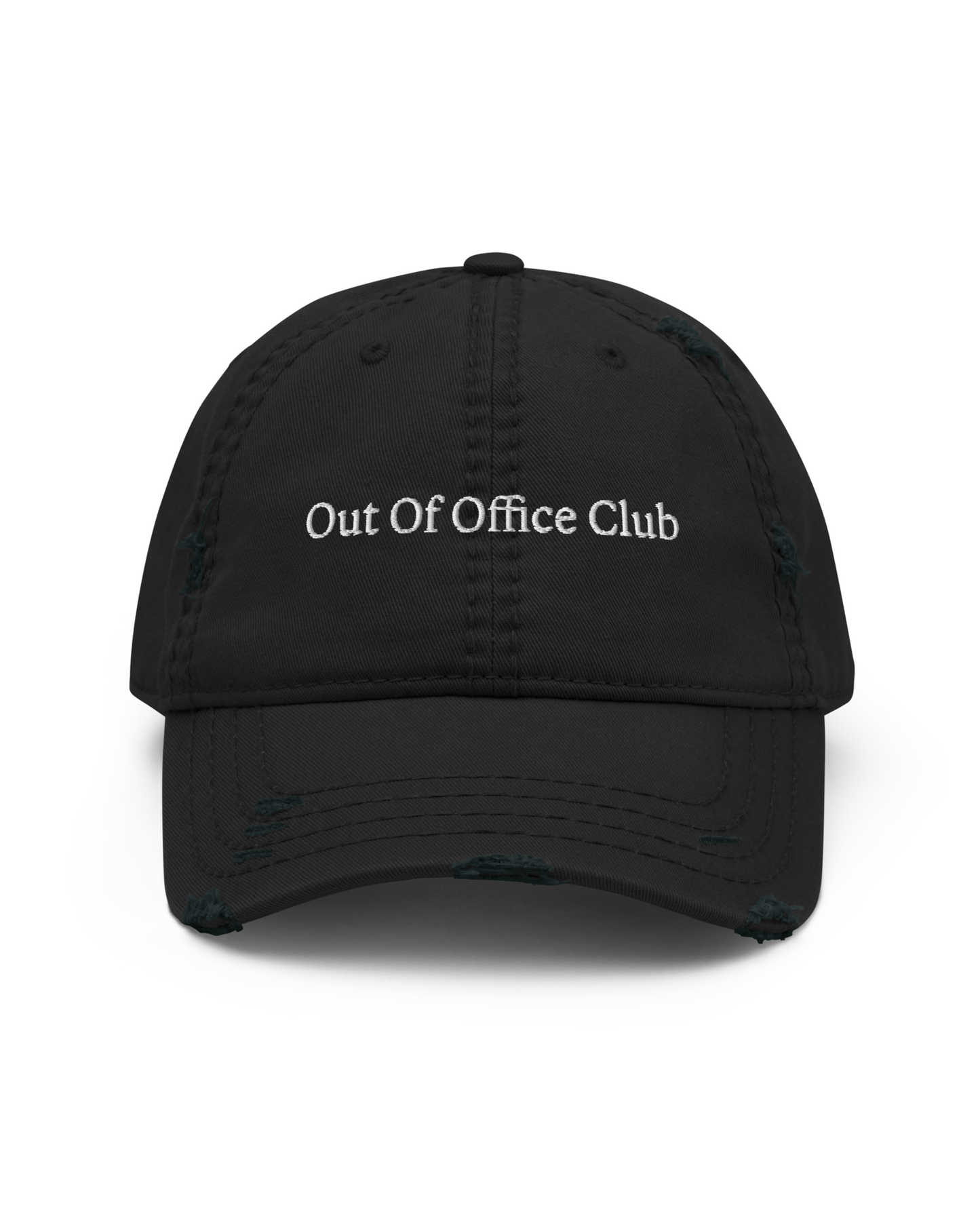 Out of Office Distressed Dad Hat