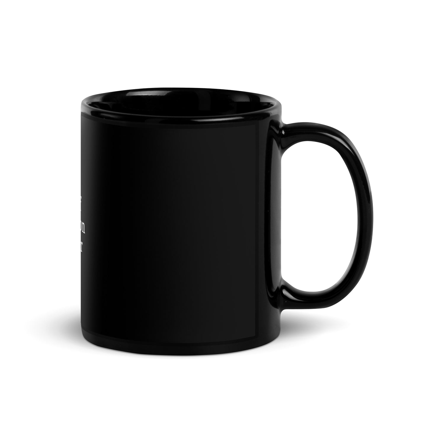 "Chief Vacation Officer" Black Glossy Mug