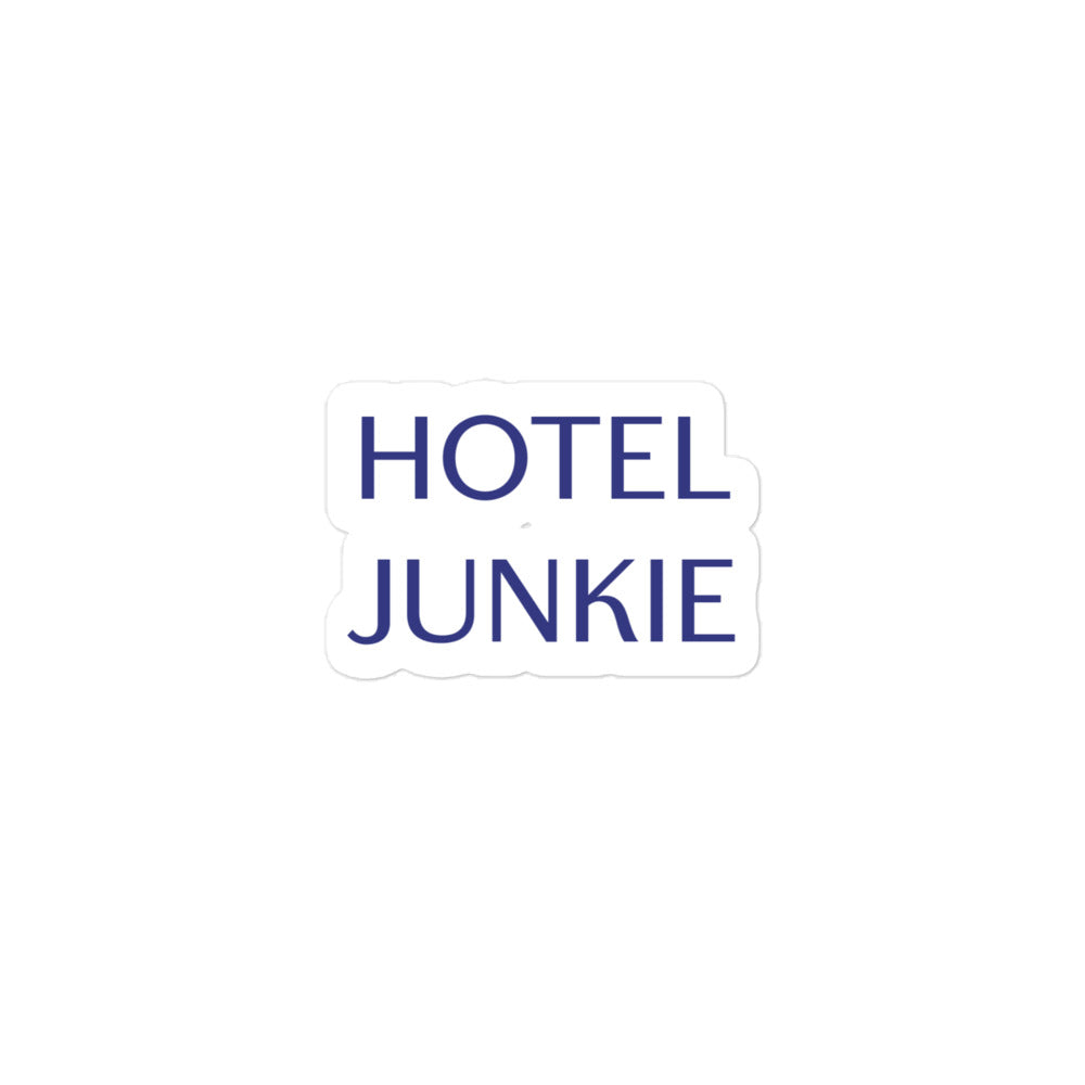 Hotel Junkie Sticker