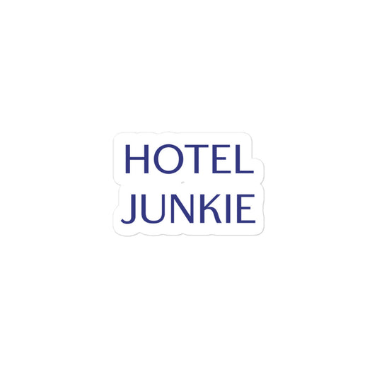 Hotel Junkie Sticker