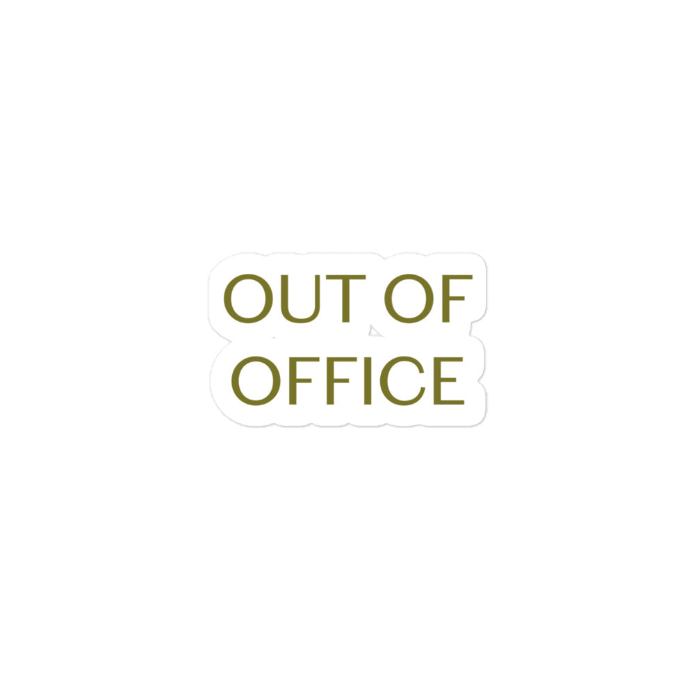 Out Of Office Sticker