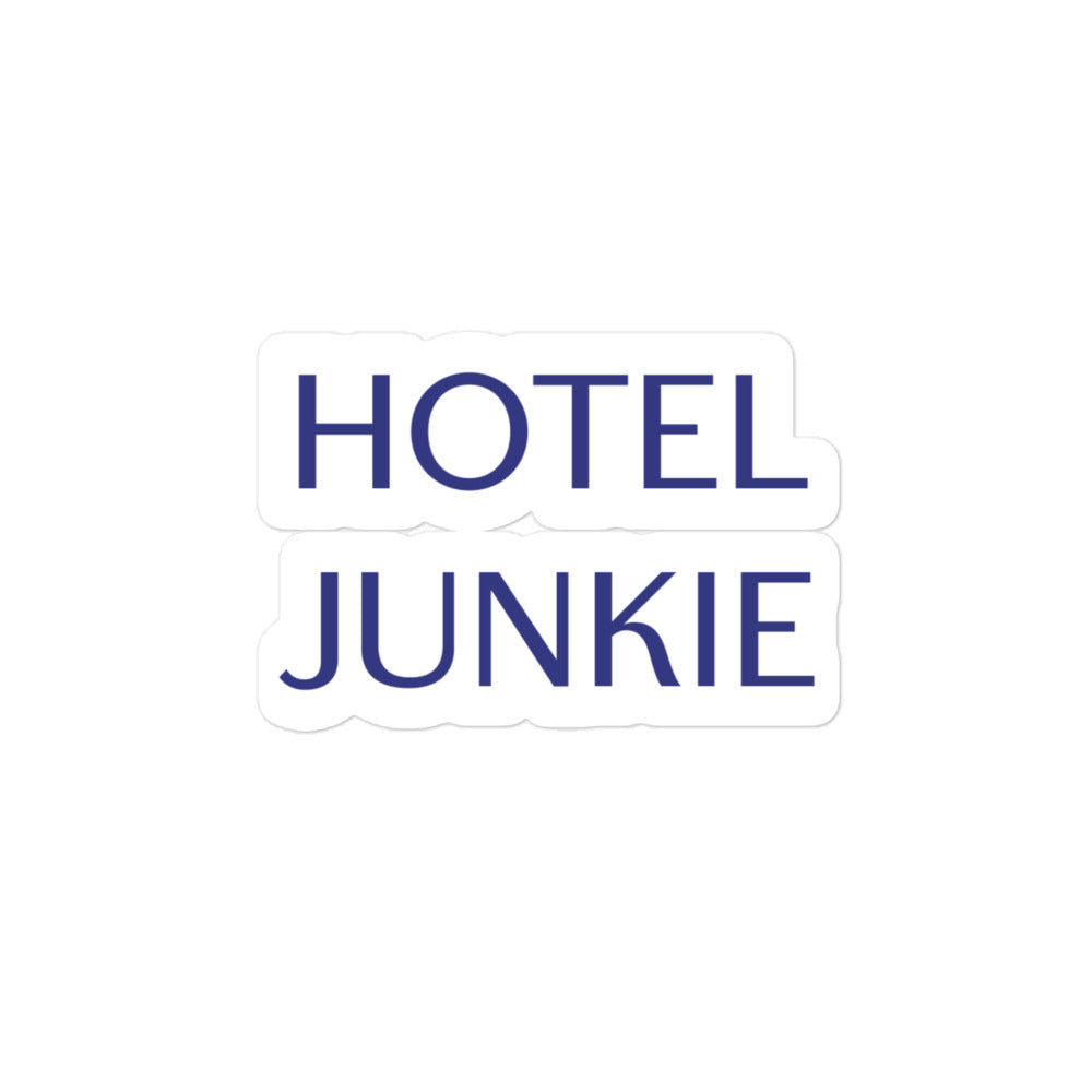 Hotel Junkie Sticker