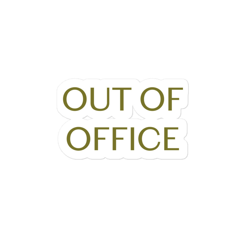 Out Of Office Sticker