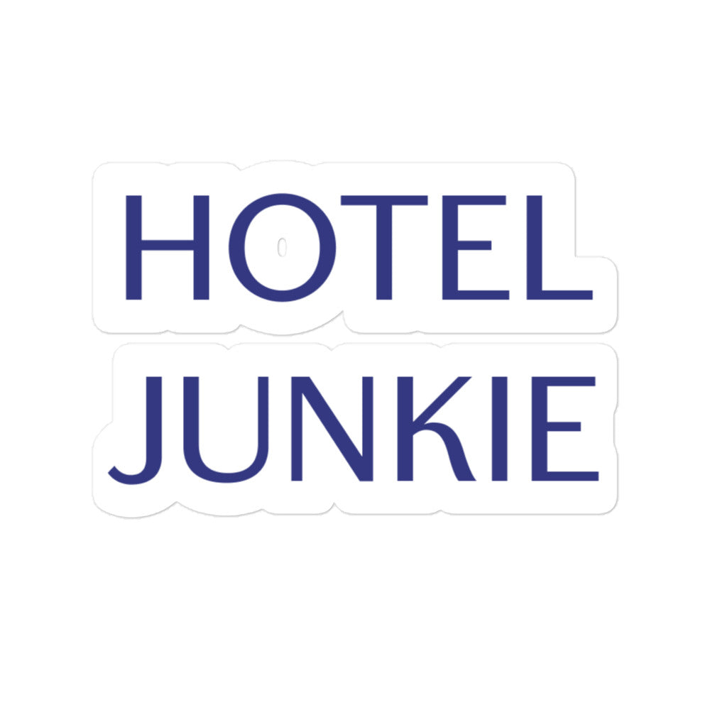 Hotel Junkie Sticker