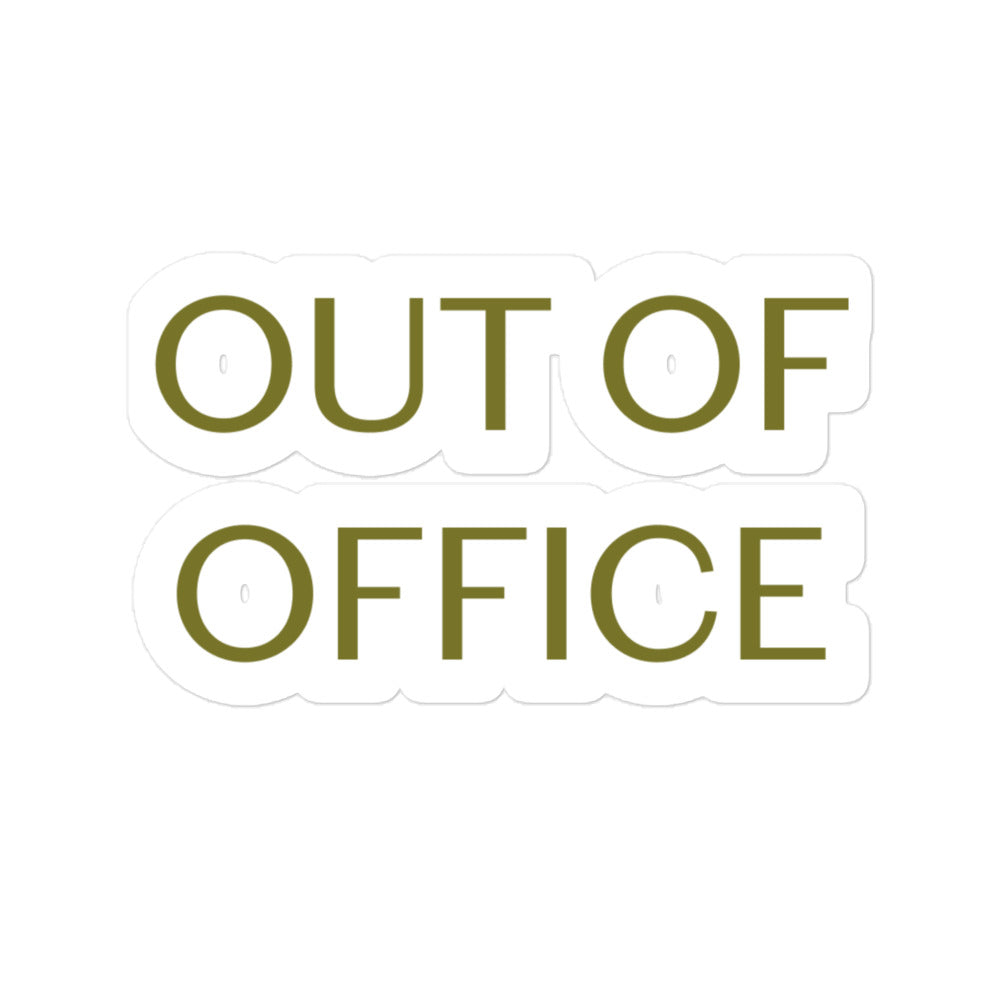 Out Of Office Sticker