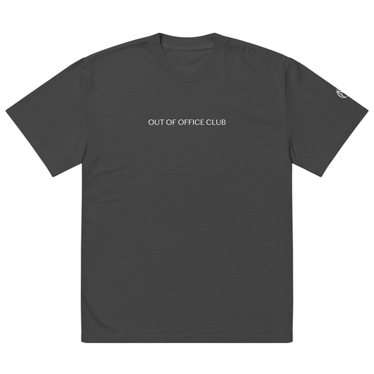 "Out of Office Club" Oversized Faded T-shirt