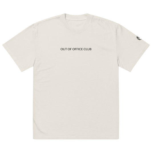 "Out of Office Club" Oversized Faded T-shirt