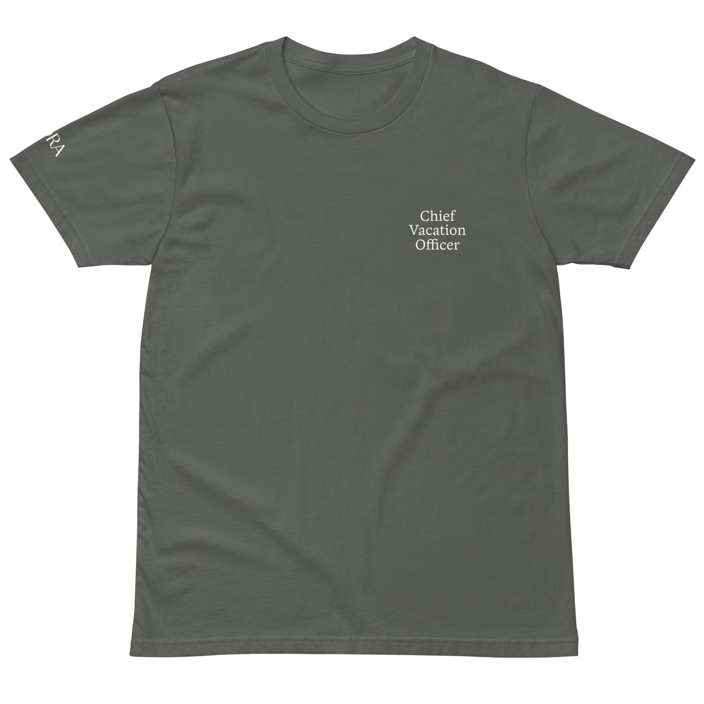 "Chief Vacation Officer" Unisex premium t-shirt