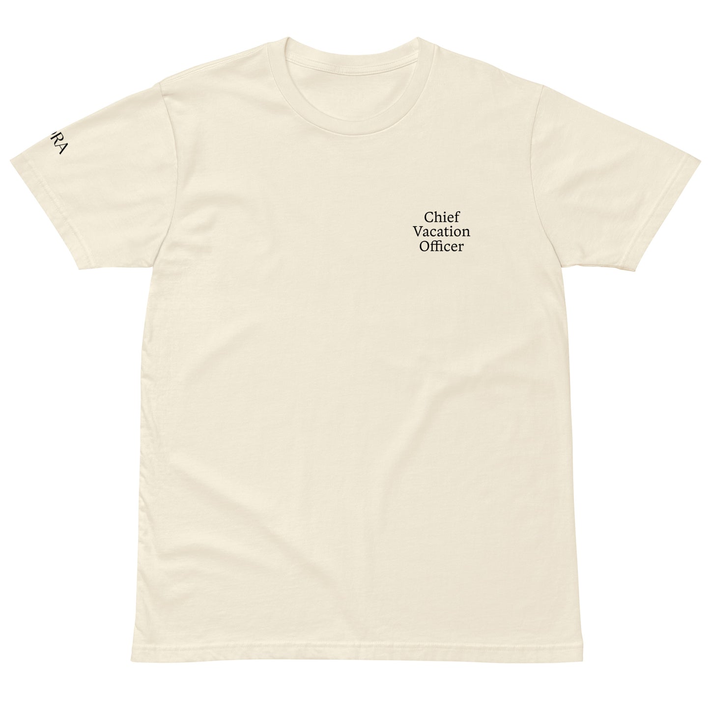 "Chief Vacation Officer" Unisex premium t-shirt