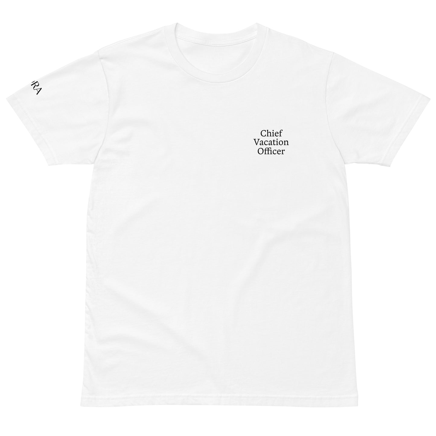 "Chief Vacation Officer" Unisex premium t-shirt