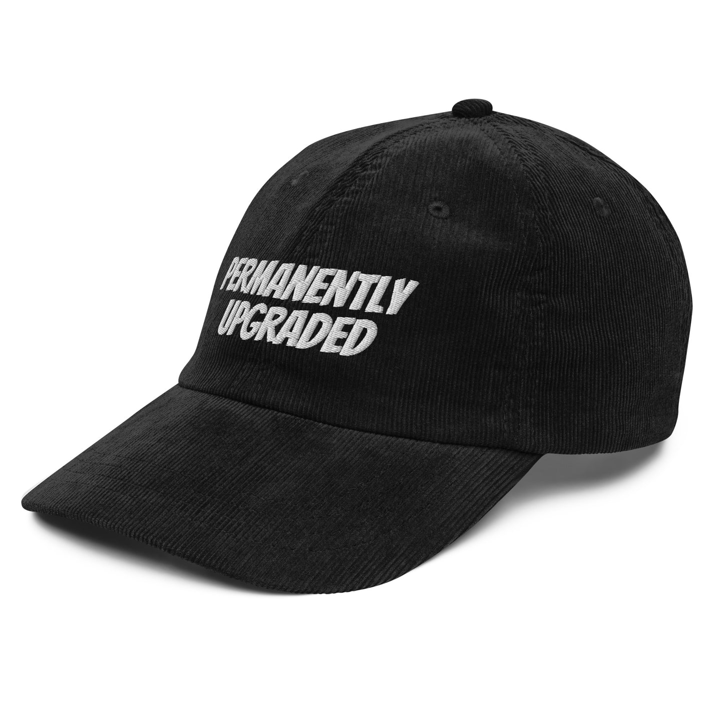 "Permanently Upgraded" Vintage corduroy cap