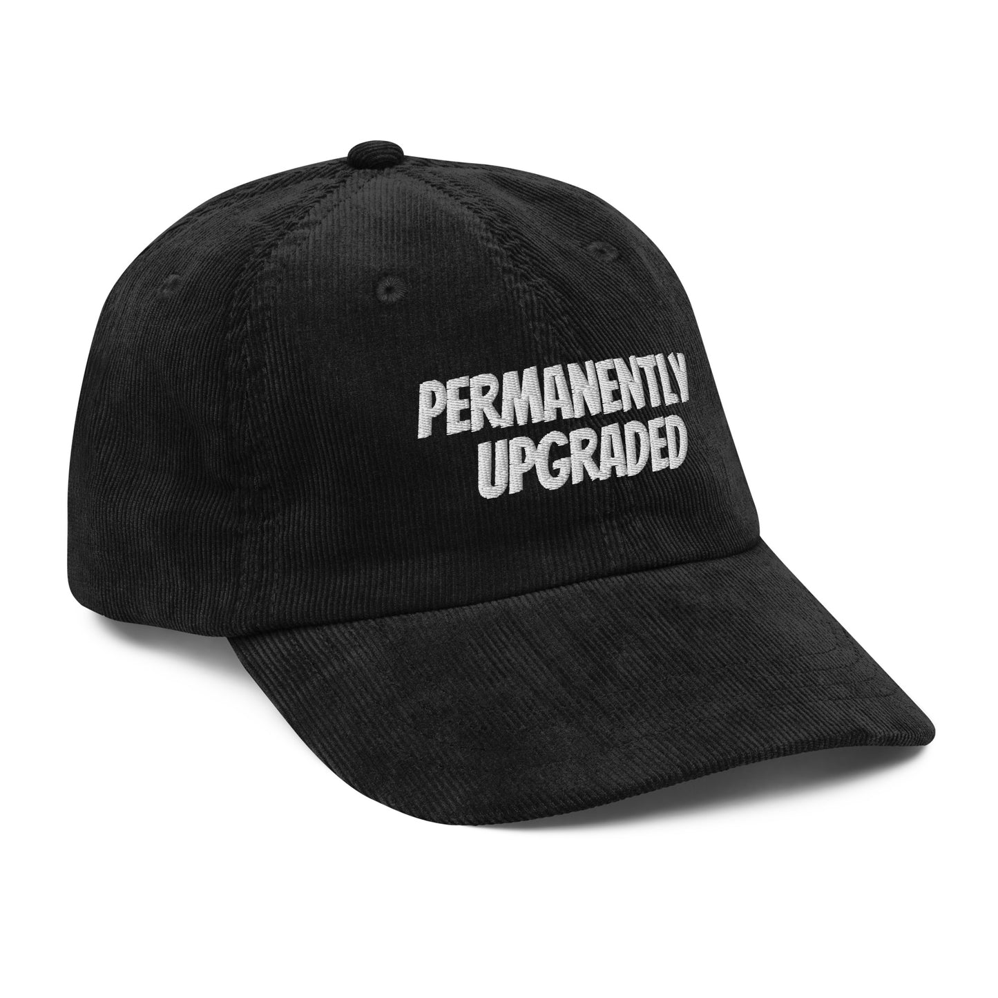 "Permanently Upgraded" Vintage corduroy cap